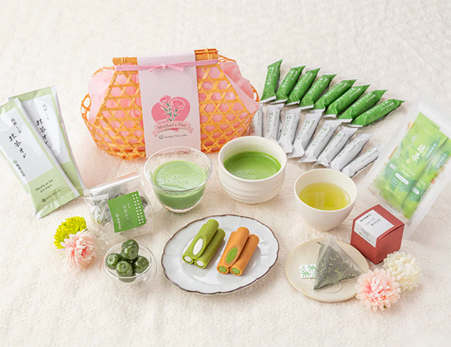 母の日竹かごセット